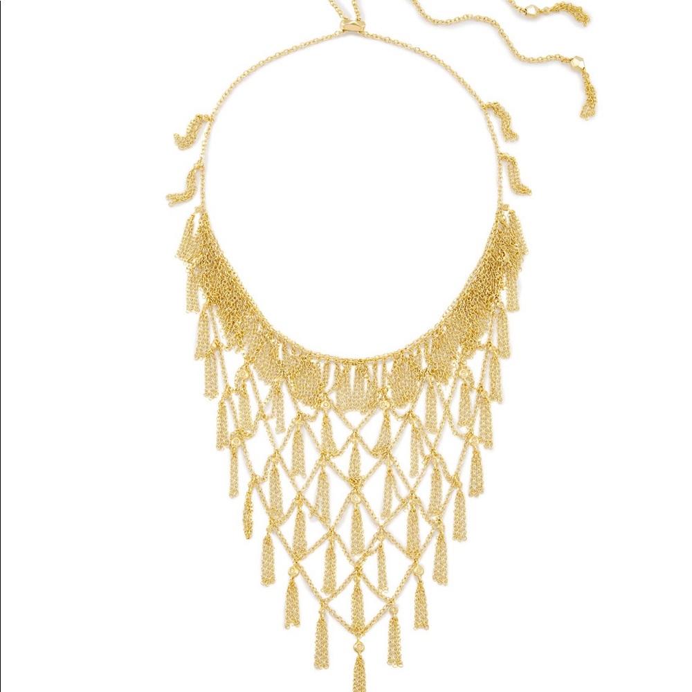 Kendra Scott Gold Georgina Statement Necklace